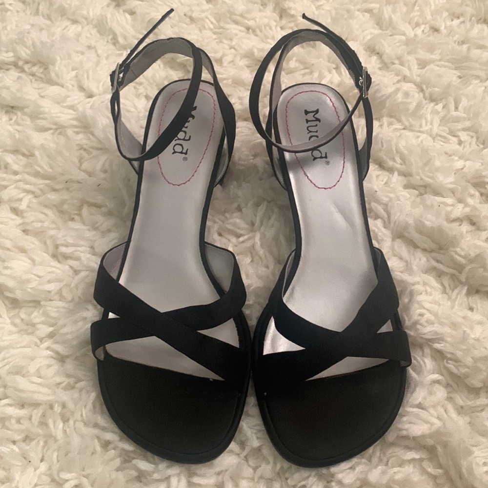 VINTAGE 90s Mudd Satin Heels